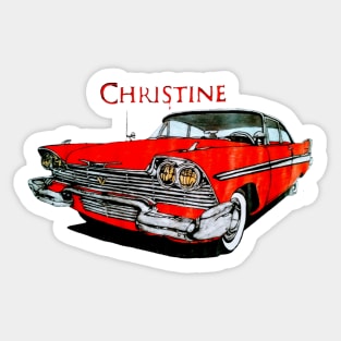 Christine the car Sticker